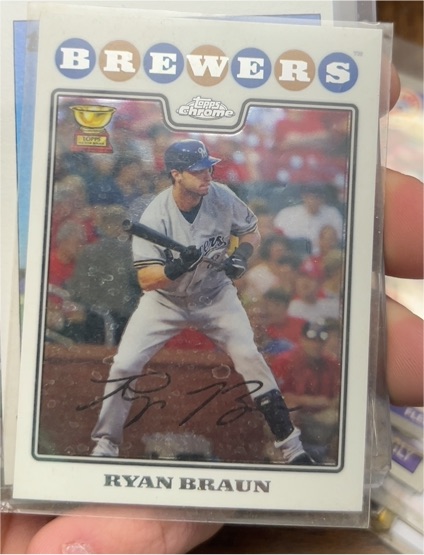 2008 Topps Chrome #78 Ryan Braun — front