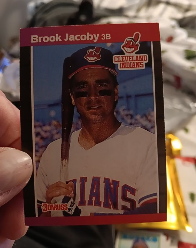 1989 Donruss #114 Brook Jacoby — front
