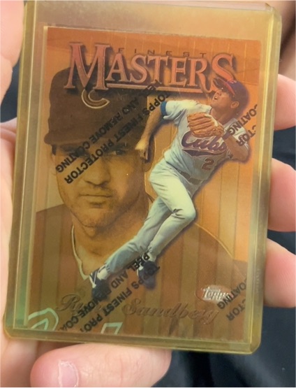 1997 Topps Finest #2 Ryne Sandberg — front