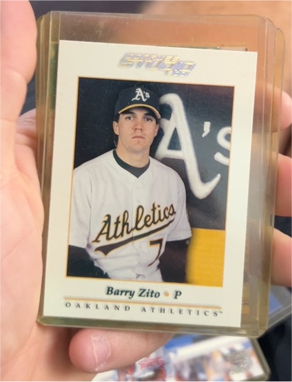 2001 Donruss Studio #28 Barry Zito — front