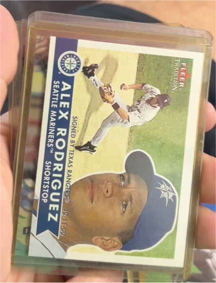 2001 Fleer Tradition #84 Alex Rodriguez — front