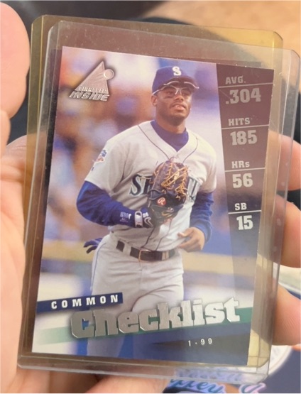 1998 Pinnacle Inside #148 Ken Griffey Jr. Checklist — front