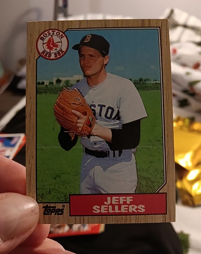 1987 Topps #12 Jeff Sellers — front