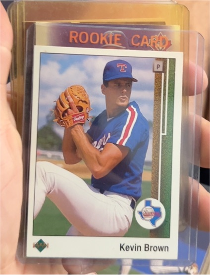 1989 Upper Deck #752 Kevin Brown — front