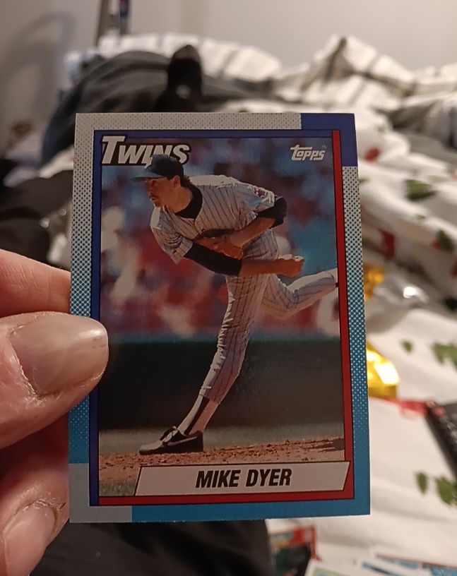 1990 Topps #576 Mike Dyer — front