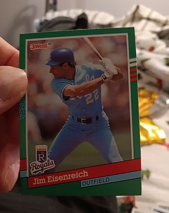 1991 Donruss #448 Jim Eisenreich — front