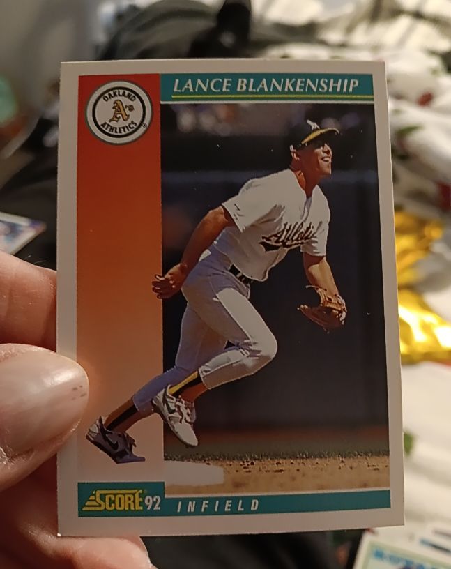 1992 Score #279 Lance Blankenship — front
