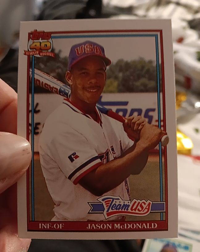 1991 Topps Traded #75T Jason McDonald — front
