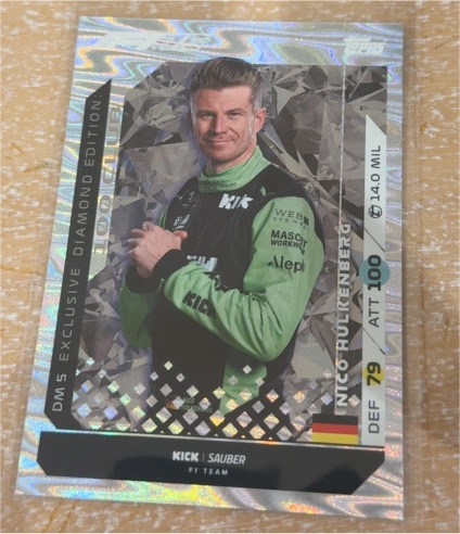 2025 Topps Turbo Attax Exclusive Diamond Edition #DM5 Nico Hulkenberg — front