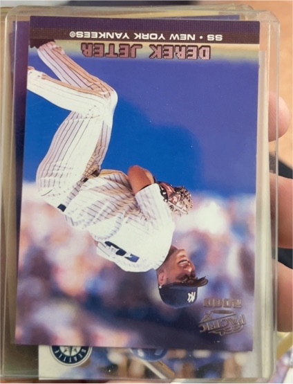 2000 Pacific #294 Derek Jeter — front