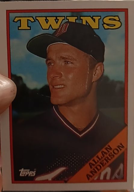 1988 Topps #101 Allan Anderson — front