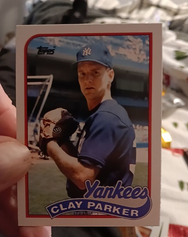1989 Topps Traded #94T Clay Parker — front