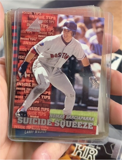 1998 Pinnacle Inside #135 Nomar Garciaparra Suicide Squeeze — front