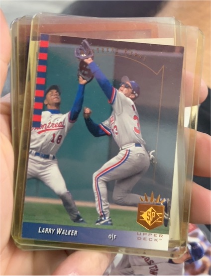 1993 Upper Deck SP #107 Larry Walker — front
