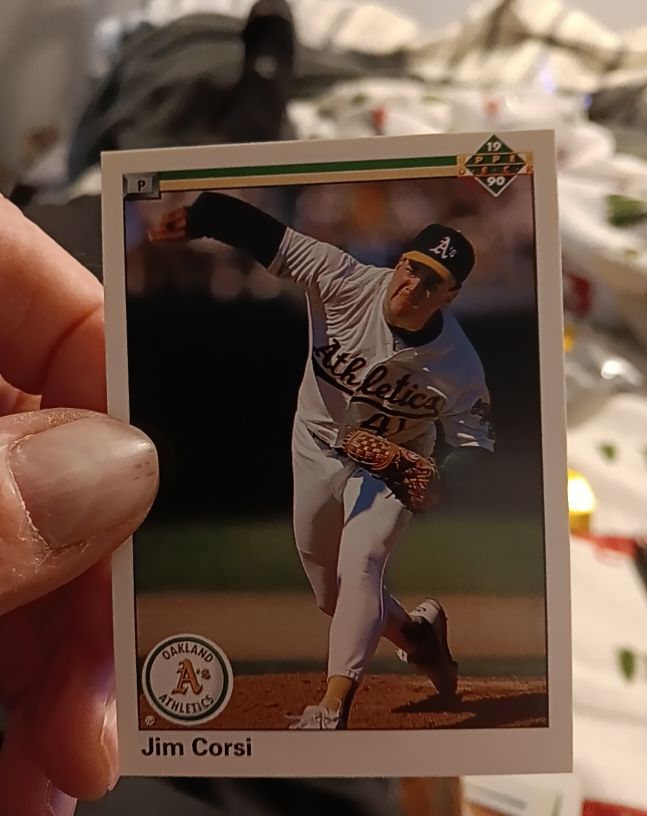 1990 Upper Deck #521 Jim Corsi — front