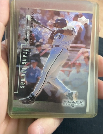 1999 Upper Deck Black Diamond #20 Frank Thomas — front