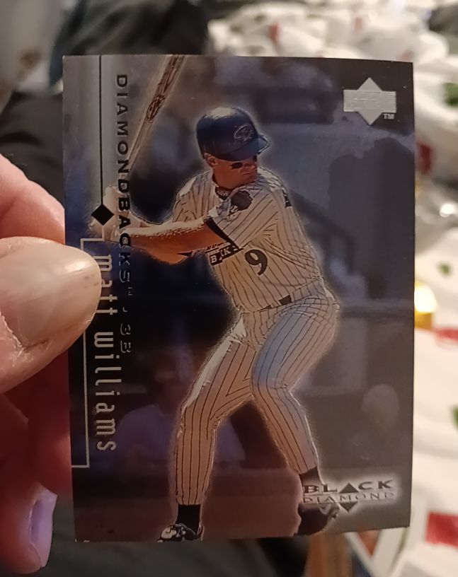 1999 Upper Deck Black Diamond #4 Matt Williams — front
