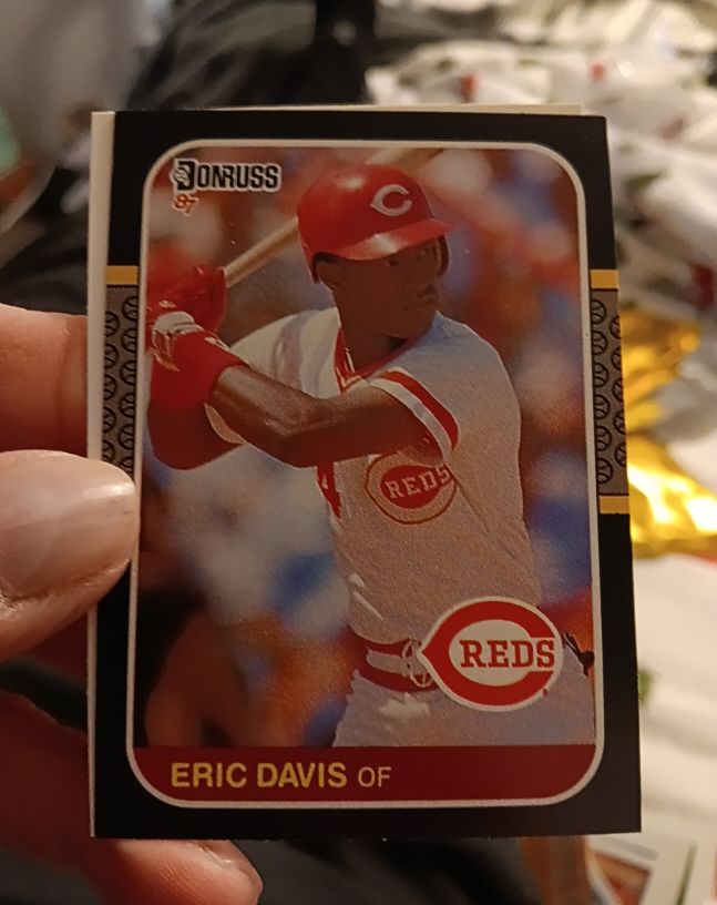 1987 Donruss #265 Eric Davis — front