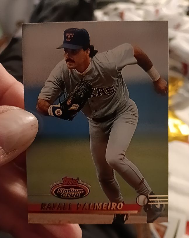 1993 Topps Stadium Club #115 Rafael Palmeiro — front
