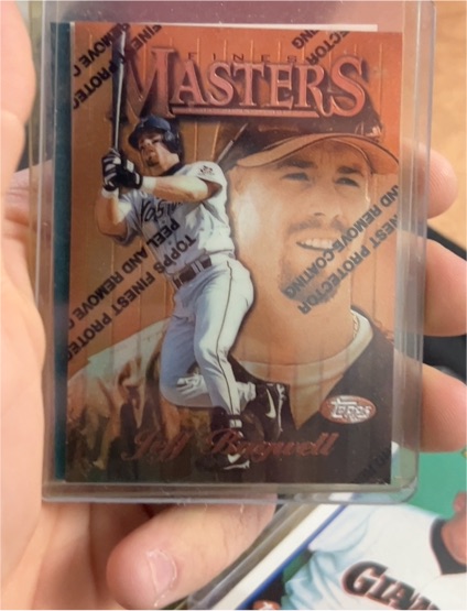 1997 Topps Finest Masters #10 Jeff Bagwell — front