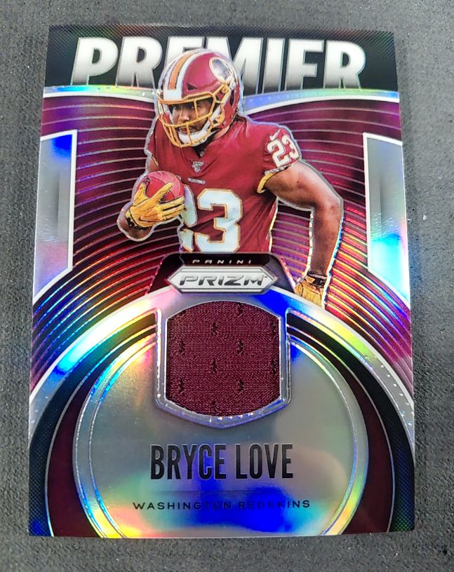 2019 Panini Prizm Bryce Love Premier Jersey Rookie RC #PJ-BLO — front