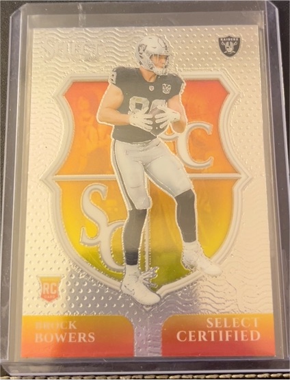 2024 Panini Select #7 Brock Bowers Select Certified Rookies — front