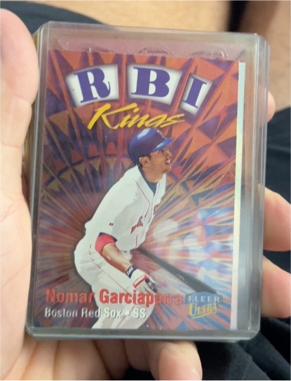 1999 Fleer Ultra #19RK Nomar Garciaparra RBI Kings Insert — front