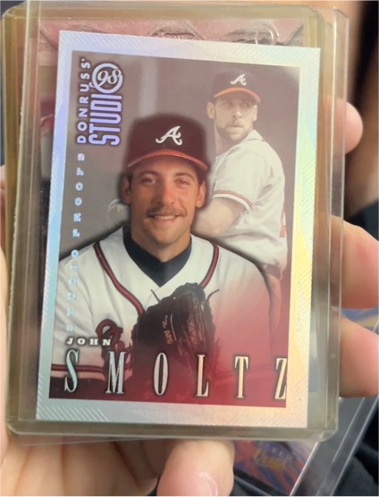 1998 Donruss Studio Proofs #95 John Smoltz — front
