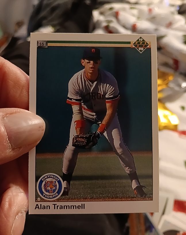 1990 Upper Deck #554 Alan Trammell — front