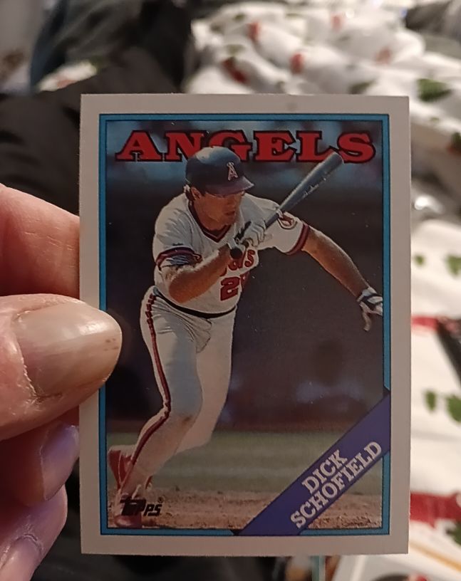 1988 Topps #43 Dick Schofield — front