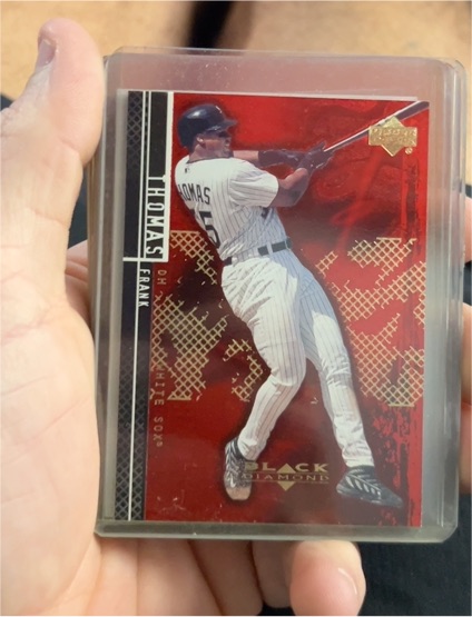 2000 Upper Deck Black Diamond Rookie Edition #37 Frank Thomas — front