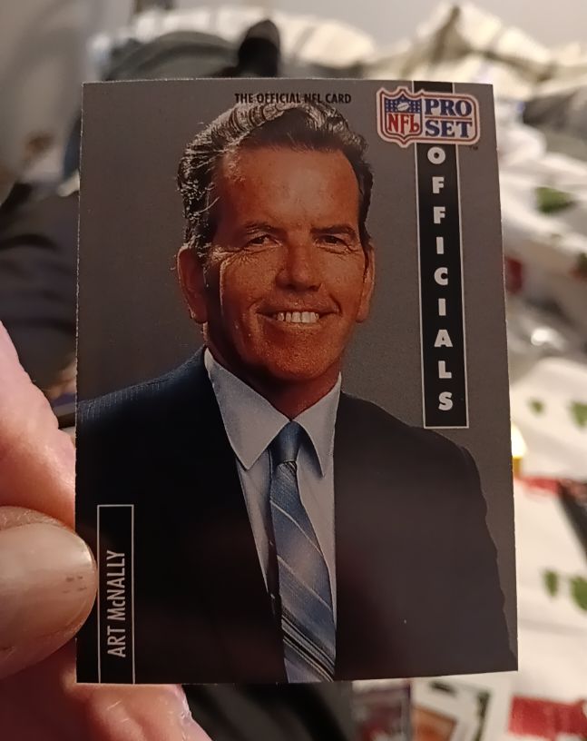 1991 Pro Set #352 Art McNally — front