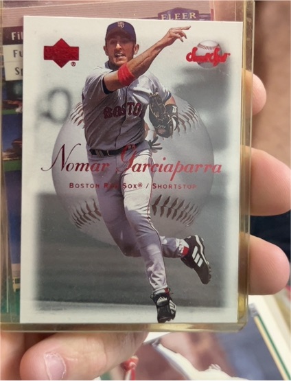 2001 Upper Deck Sweet Spot #18 Nomar Garciaparra — front