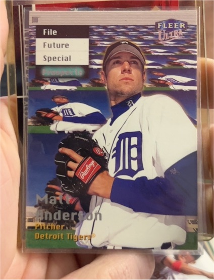 1999 Fleer Ultra #227 Matt Anderson — front