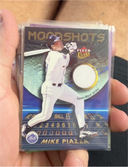 2003 Fleer Ultra Moonshots #1MS Mike Piazza — front