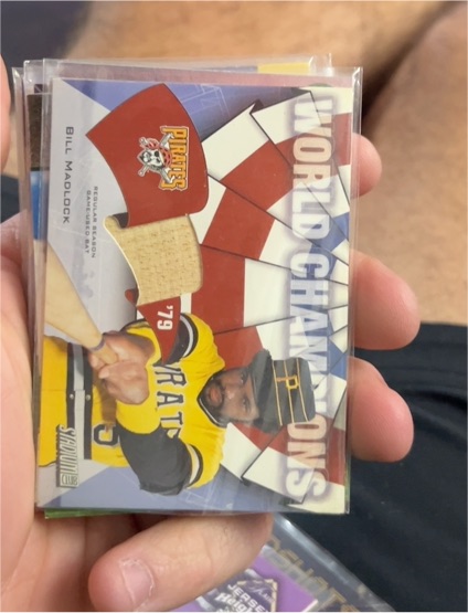 2001 Topps Stadium Club World Champions #WC-BM Bill Madlock — front