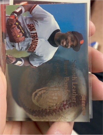 1996 Fleer Update Smooth Leather #2 Barry Bonds — front