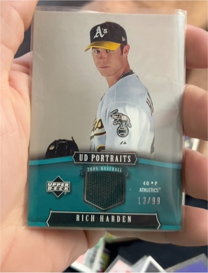2005 Upper Deck Portraits #40P Rich Harden — front