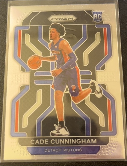 2021-22 Panini Prizm #282 Cade Cunningham Rookie RC Detroit Pistons — front
