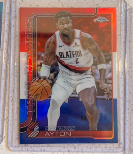2025-26 Topps Chrome #168 Deandre Ayton — front