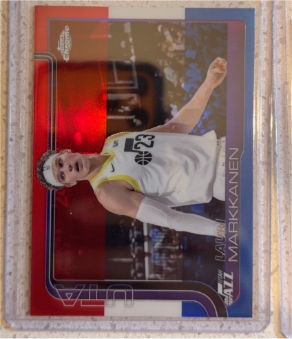 2025-26 Topps Chrome #238 Lauri Markkanen — front