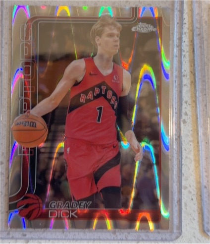 2025-26 Topps Chrome #214 Gradey Dick — front