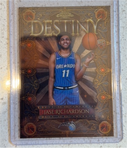 2025-26 Topps Chrome #D-21 Jase Richardson Destiny — front