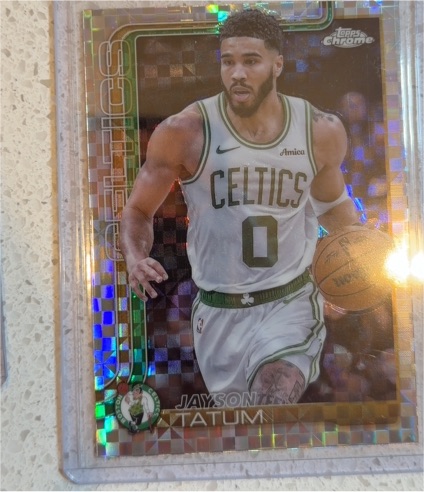 2025-26 Topps Chrome #49 Jayson Tatum — front