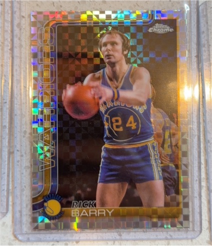 2025-26 Topps Chrome #249 Rick Barry — front