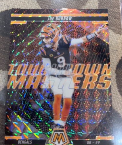 2025 Panini Mosaic #3 Joe Burrow Touchdown Masters — front