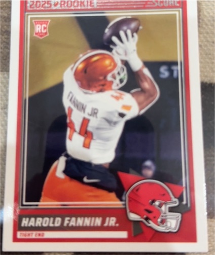 2025 Score #4 Harold Fannin Jr. — front
