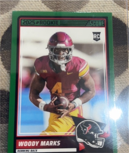 2025 Panini Score #43 Woody Marks — front