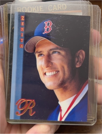 1997 Pinnacle Zenith #44 Nomar Garciaparra Rookie Card — front