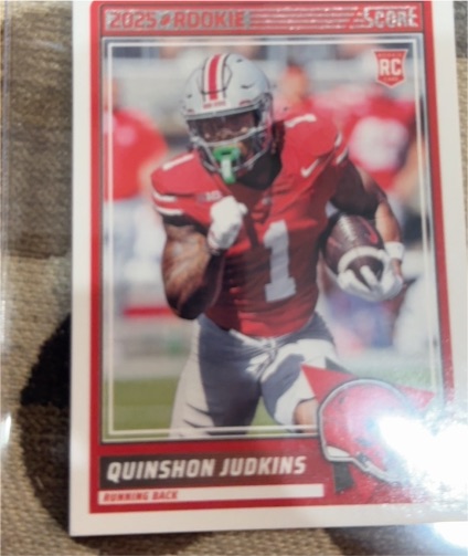 2025 Score #38 Quinshon Judkins — front